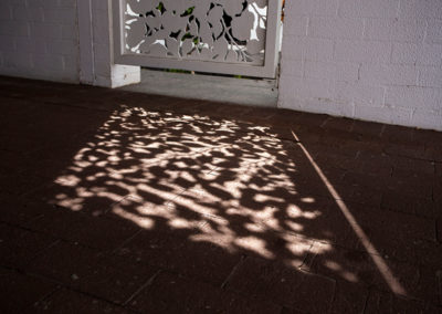 Perforated decorative aluminium plate sheet panel in the balcony