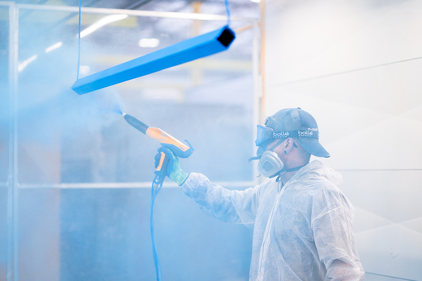 powder-coating-blue