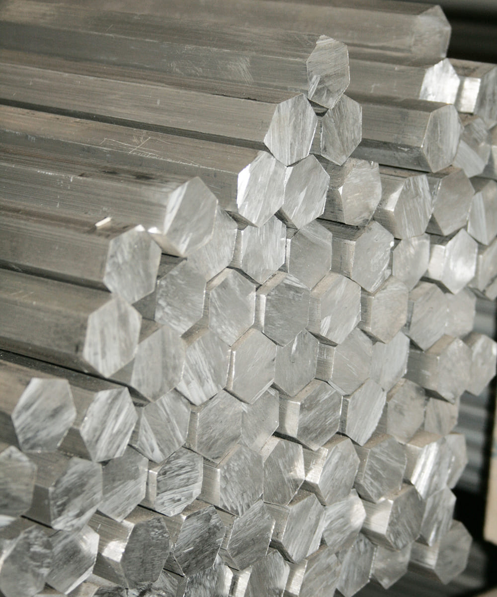 Aluminium - Stack of Aluminium bars
